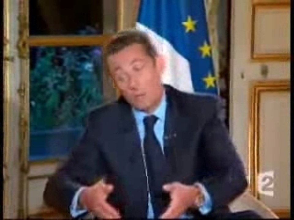 Nicolas Sarkozy "Il s'agit pas d'accuser personne"
