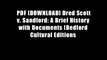 PDF [DOWNLOAD] Dred Scott v. Sandford: A Brief History with Documents (Bedford Cultural Editions