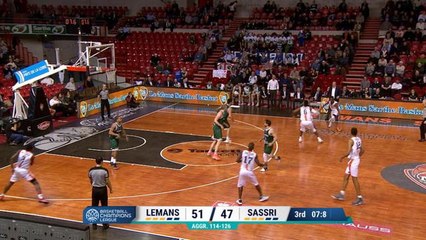 Basket Champions League - 1/8 de finale - Le buzzer beater du 3ème quart-temps