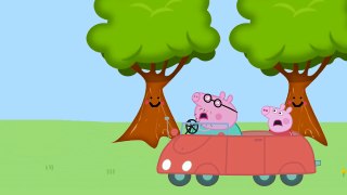 Daddy Pig and Peppa suffers a car accident