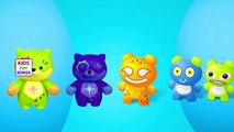 Mega Gummy Bear Cómo Hacer Helado Dedo de la Familia de canciones infantiles para que los niños los Juguetes de la Diversión