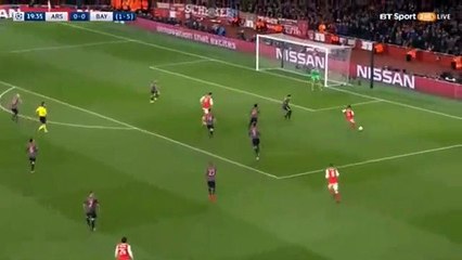 Goal HD - Arsenal 1-0 Bayern Munich 07.03.2017 HD (2)