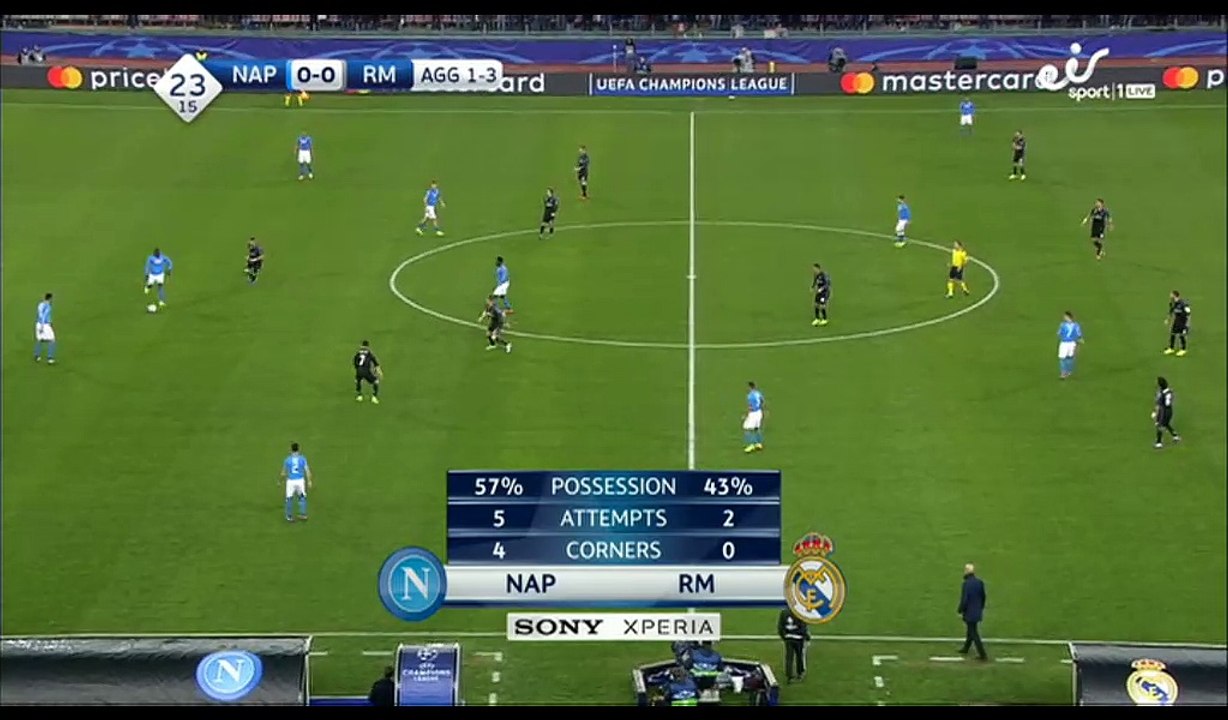 Dries Mertens Goal HD - Napoli 1-0 Real Madrid - 07.03.2017