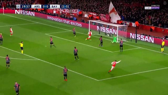 Theo Walcott Goal HD - Arsenal 1 - 0 Bayern Munich 07.03.2017