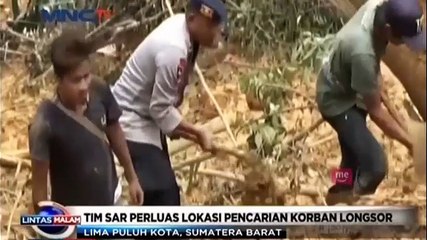 Tim SAR Perluas Lokasi Pencarian Korban Longsor Sumbar
