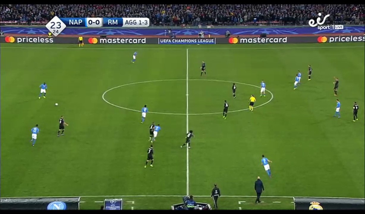 Dries Mertens Goal HD - Napoli 1-0 Real Madrid - 07.03.2017