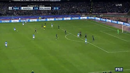 Best Incredible Miss Hits The Post - SSC Napoli 1-0 Real Madrid - 07.03.2017