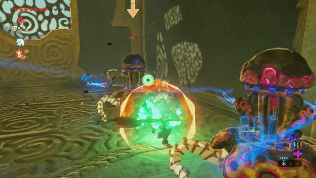 Zelda Breath of the Wild - Donjon gerudo Vah'Naboris terminal 4