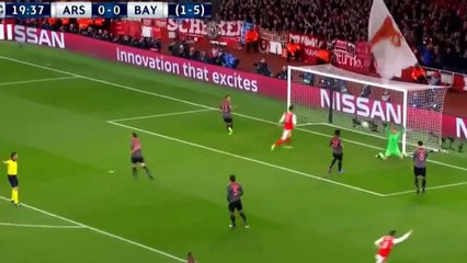 All Goals HD (Half Time) - Arsenal 1-0 Bayern Munich - 07.03.2017