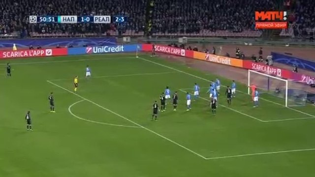 Sergio Ramos Goal HD - Napoli 1-1 Real Madrid 07.03.2017