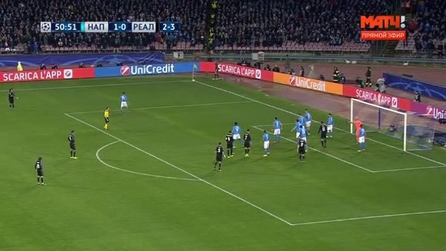 Sergio Ramos Goal HD - Napoli 1-1 Real Madrid - 07.03.2017 HD