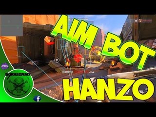 AIMBOTTING WITH HANZO - Overwatch Gameplay