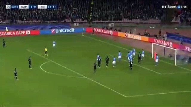 Sergio Ramos Goal HD - Napoli 1-1 Real Madrid 07.03.2017 HD