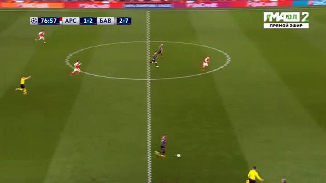 Douglas Costa GOAL HD - Arsenal 1-3 Bayern Munich 07.03.2017
