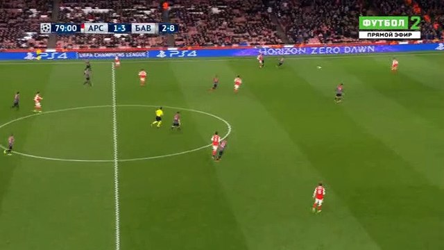 Arturo Vidal Goal HD - Arsenal 1-4 Bayern Munich 07.03.2017