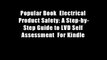 Popular Book  Electrical Product Safety: A Step-by-Step Guide to LVD Self Assessment  For Kindle