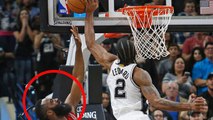 Kawhi Leonard BEASTS James Harden with CLUTCH BLOCK During MVP Duel