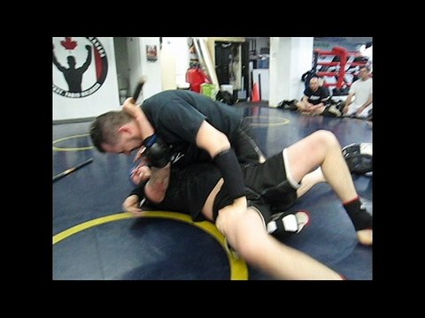 Alistair vs Julien - Single Stick Sparring - May 2009