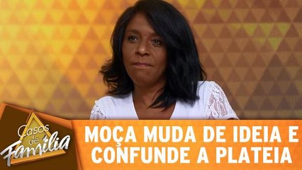 Convidada muda de ideia e confunde a plateia