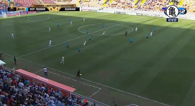 Hernan Novick Goal HD - Deportes Iquique	0-1	Guarani 07.03.2017