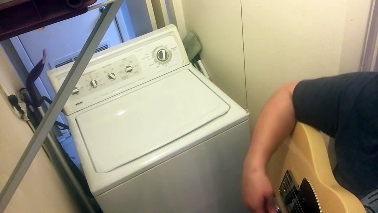 Thunderstruck White Trash Washer Cover
