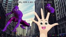 Finger Family Crazy Spiderman Nursery Rhymes | Spiderman Finger Family Song for Children