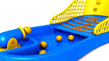 Video of a toy vehicle car transporter for children to learn colors - Teaching colors to children