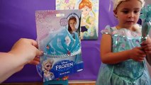 2 Frozen Surprise Eggs Opening   Elsa And Anna Dolls Dress Up In Frozen Fever Costumes - H