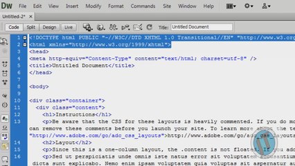 How to make a basic website in Dreamweaver