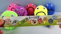 Play Foam Surprise Smiley Face Paw Patrol Disney Frozen Marvel Avengers Shopkins Peppa Pig TMNT Eggs