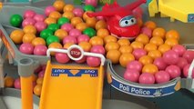 Thomas Train Robocar Poli Parkade Toy Train Stop Motion Kids Learning Vehicles Children Vi