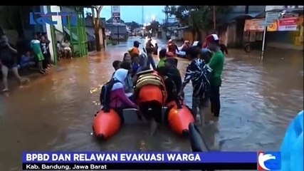 Sejumlah Akses Jalan di Kabupaten Bandung Lumpuh Akibat Banjir