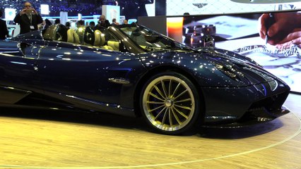 Salon de l'automobile de Genève : Pagani Huayra roadster