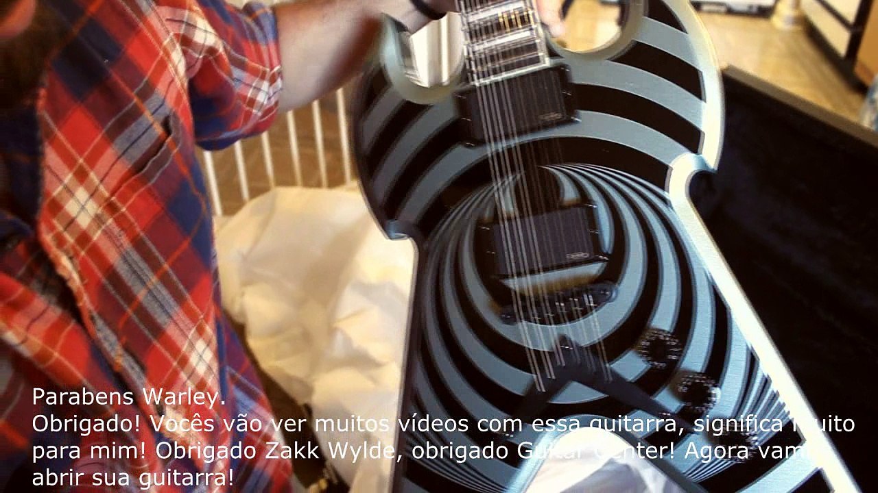 UNBOXING Zakk Wylde GUITARS - WarHAMMER and VIKING V - ABRINDO Zakk Wylde guitarra