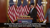 Republicans unveil plan to repeal, replace Obamacare