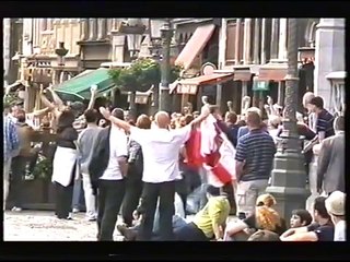 England hooligans at Euro 2000 Belgium