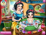Princess Elsa Anna Barbie Snow White and Rapunzel Baby Wash Games Compilation