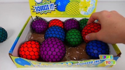 Learn My Colors with Squishy Stress Balls for Kids! Learning Compilation Video for Children