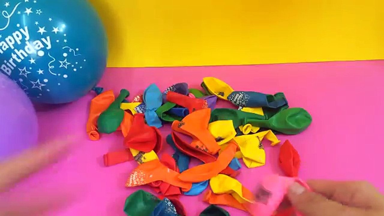 PLAY-DOH BALLOON POP Kids Fun Challenge Surprise Learning Rainbow Color Videos Kids Balloo