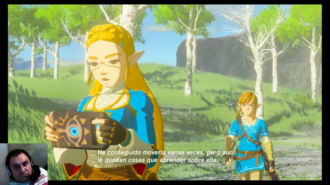 Zelda Breath of the Wild, Gameplay 15, Recuerdo de Zelda Foto del lago y la montaña partida
