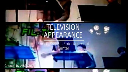 TELEVISION APPEARANCE - Enrico Braza's Entertainment Center