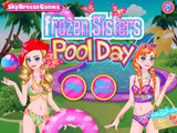 Frozen Sisters Pool Day: Disney princess Frozen - Best Baby Games For Girls