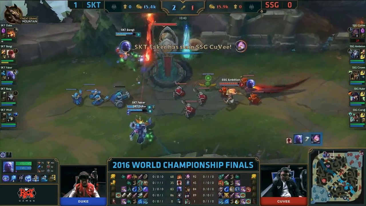 SKT vs SSG Highlights Game 2 _ LOL World Championship 2016 Finals _ SKT vs Samsung