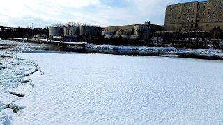 Ice Breaking on the Penobscot River