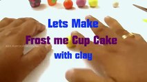 Clay Modeling of Birthday Cake | Play Doh Birthday Cake Velcro and plastilina Toy