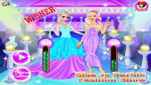 barbie elsa games