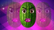 Finger Family Children Nursery Rhymes Watermelon Cartoon | Fruits Finger Family Nursery Rhymes