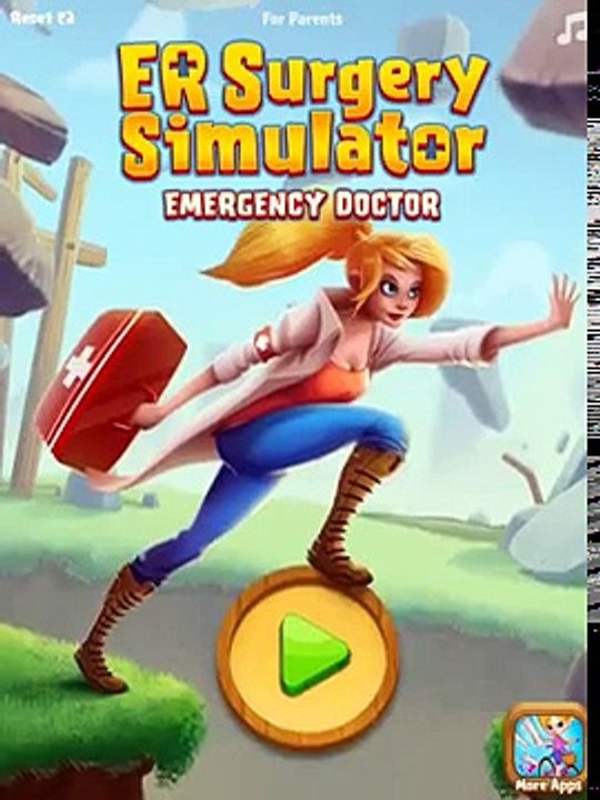 Kids Games Plastic Surgery Simulator - Emergency Doctor (Part 1) Gameplay video