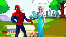 Spiderman Vs Frozen Elsa - Spidermans Fart Prank l Finger Family Compilation and More !