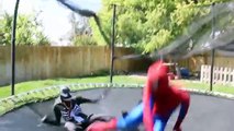 Spiderman vs Venom vs Deadpool En la Vida Real | Superhéroe de la Batalla!